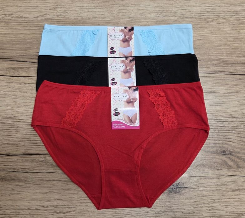 Majtki Damskie komplet 3sztuki 3XL