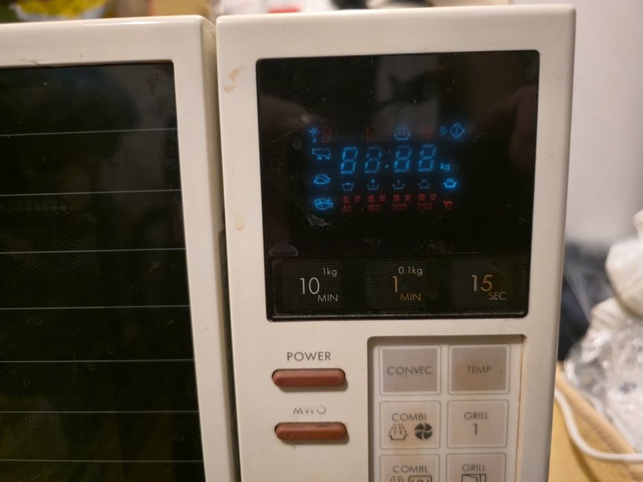 Kuchenka mikrofalowa Samsung DUŻA grill gotowanie mikrofalówka