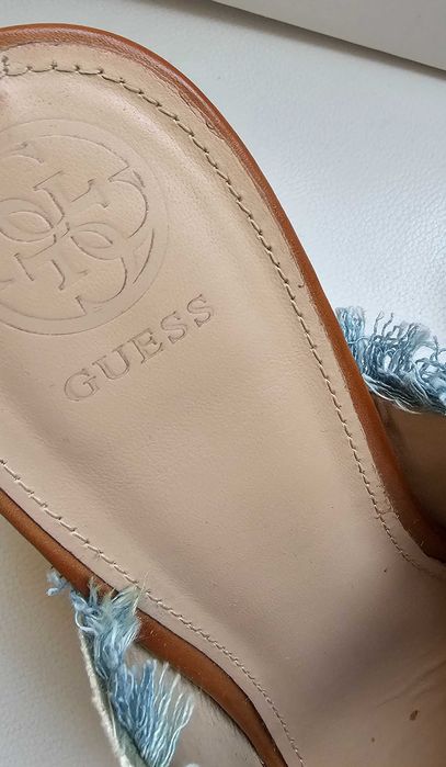 GUESS koturny espadryle jeans roz 41