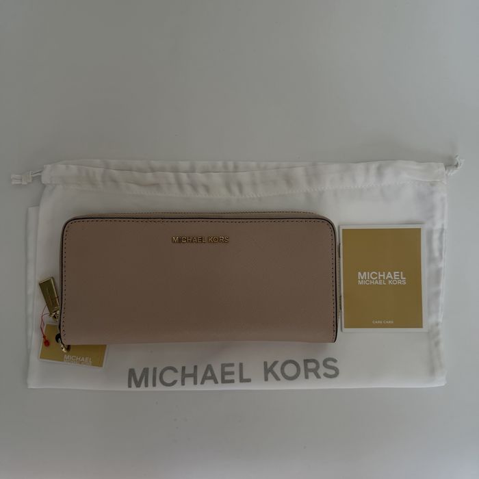 Оригінальний гаманець Michael Kors Jet Set Travel Soft Pink