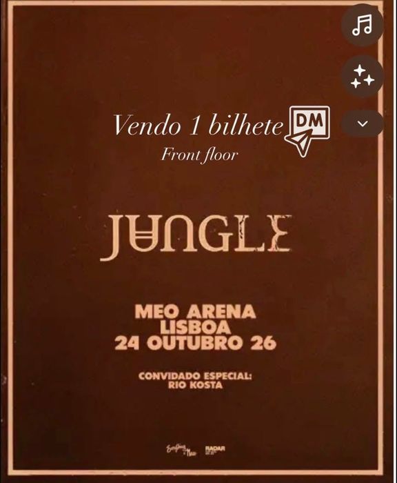 Bilhete - [JUNGLE/24 Outubro]