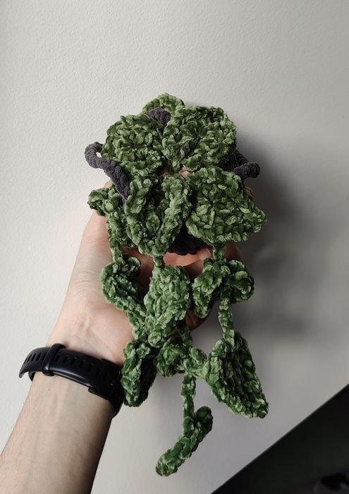 Planta Monstera Pendente - Crochet