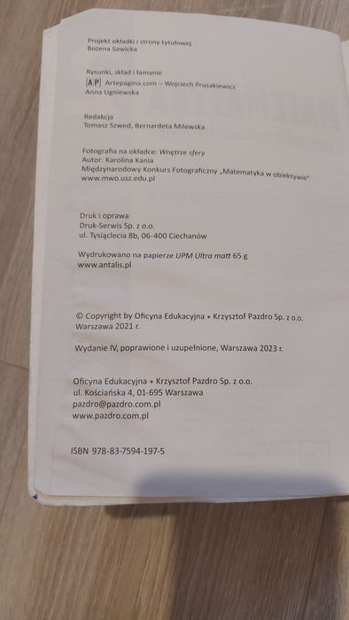 Matematyka 2 szkoła średnia