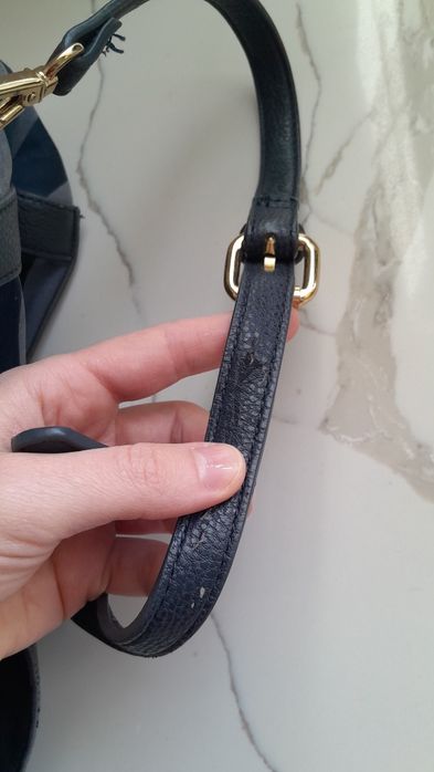 Stylowa torebka w paski Tommy Hilfiger  do ręki i na ramię