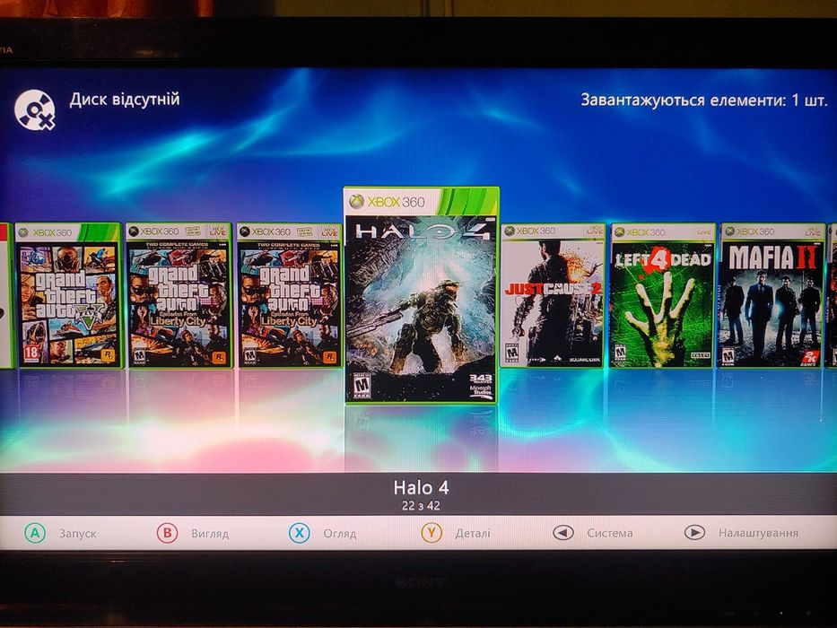 XBOX 360 Slim або Е 250gb frееboot aurora 40 ігр
