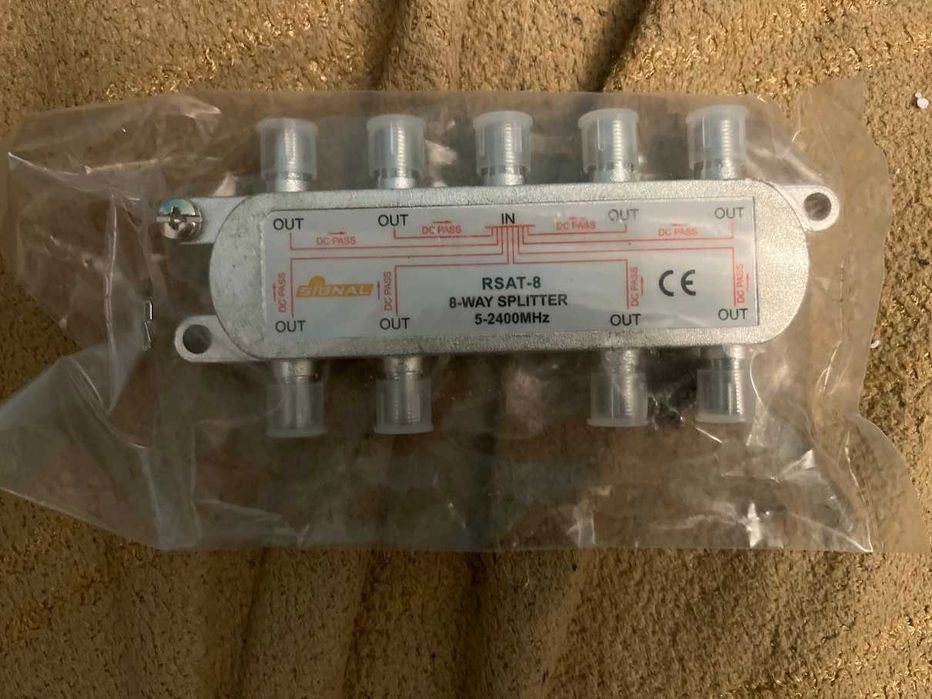 Rozdzielacz sygnału SIGNAL SPLITTER RSAT-8 Wyprzedaż