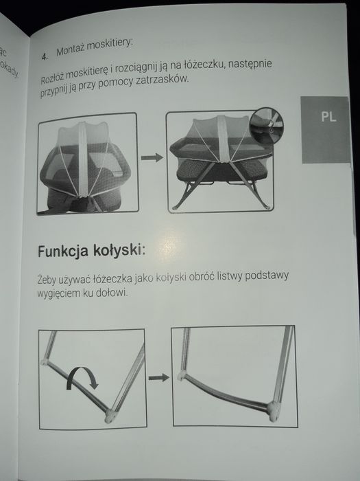 Łóżeczko/kołyska lionelo vera