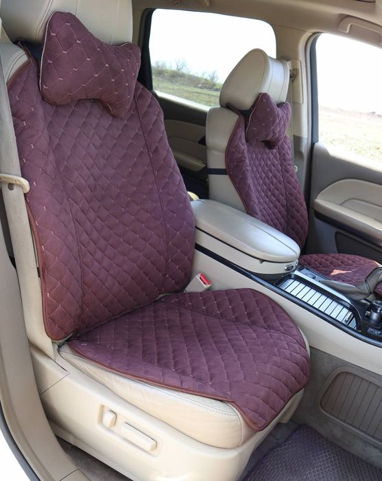 Накидки на сиденья в салон авто, чехлы на авто сиденья преміум матеріал не ковзають