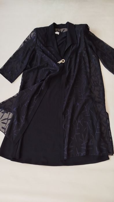 Костюм платье с длинным кардиганом 56 размер.