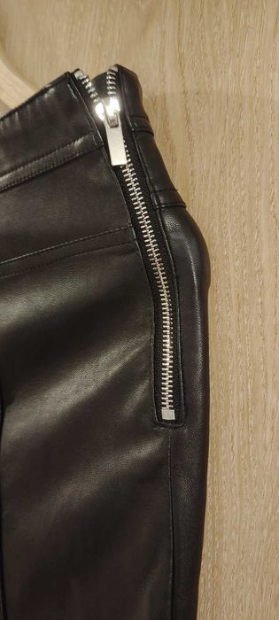 Spodnie skóra ekologiczna legginsy