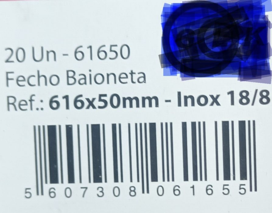 Fechos tipo baioneta