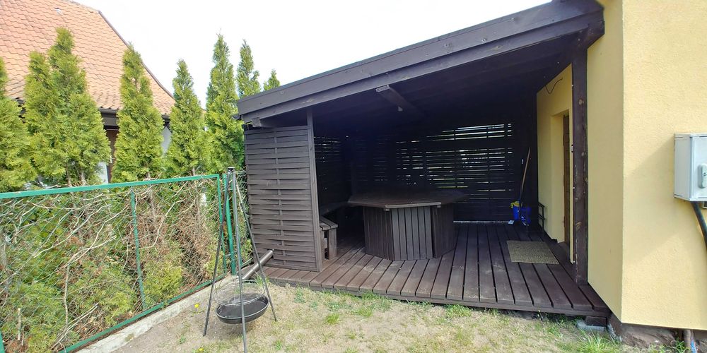 Domek letniskowy nad jeziorem Niegocin wolny od 30.8 Wilkasy -pomost prywatny -m