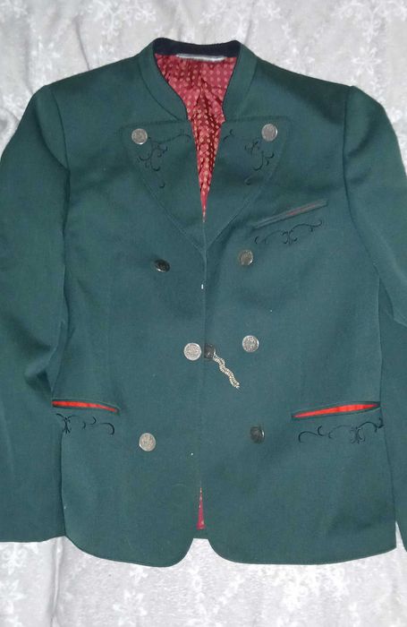 Męska marynarka/kurtka Janker Loden, marki Distler, w kolorze zielonym