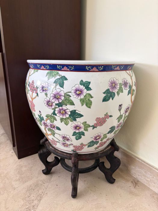 Dois Vasos de plantas grandes