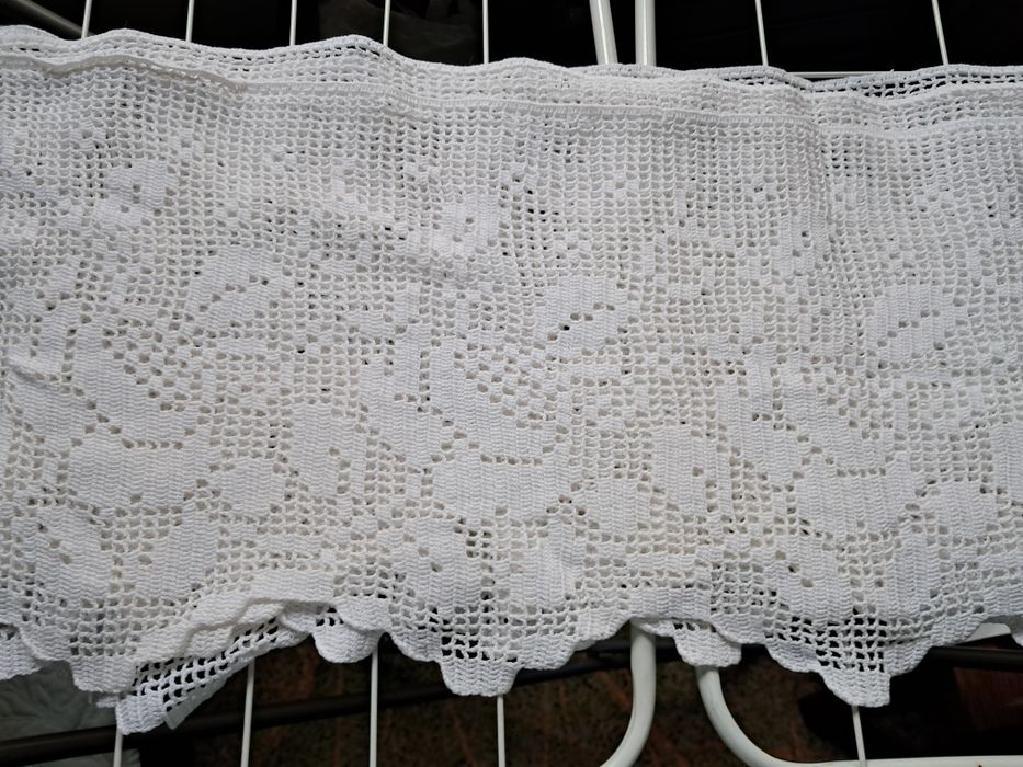 Bawełniana firanka zazdrostka 4 metry