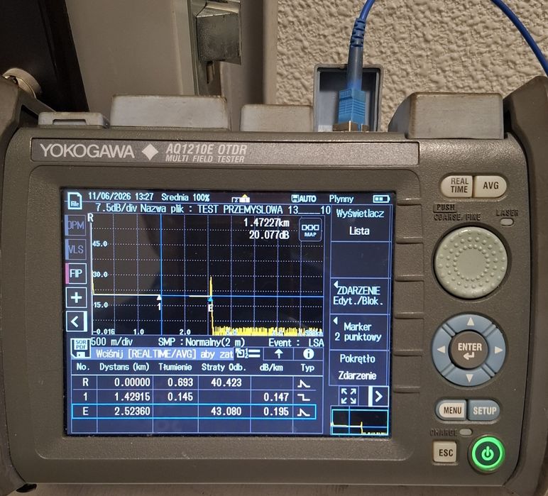 Reflektometr Yokogawa AQ1210E