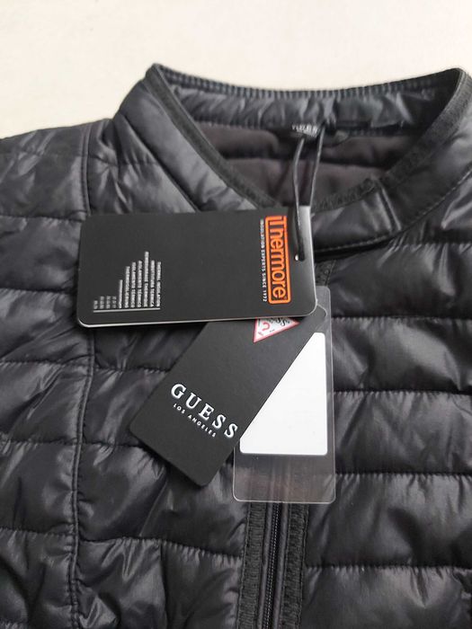 Nowa kurtka GUESS thermore xa czarna ocieplana lekko