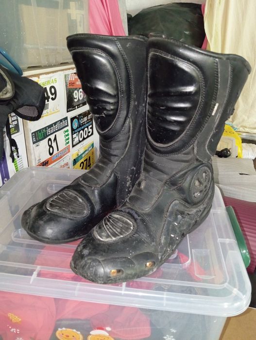 Botas de mota modeka tamanho 44