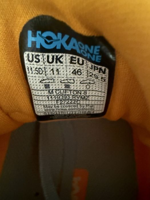 Кросівки HOKA clifton 8 46 р. (29.5 см)