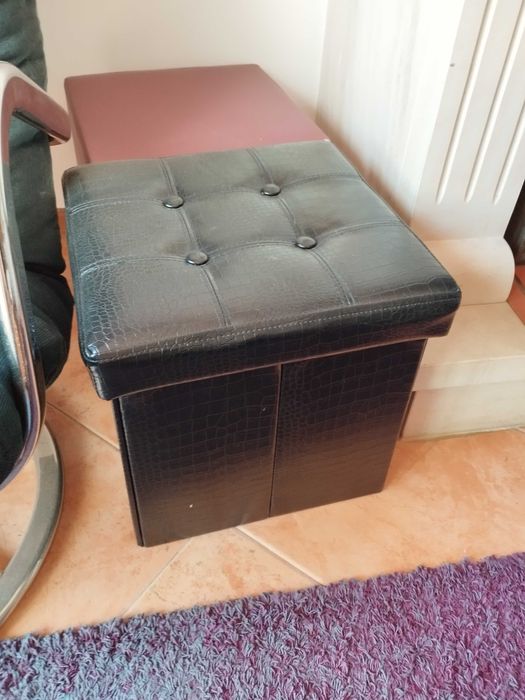 Banco Puff com arrumação