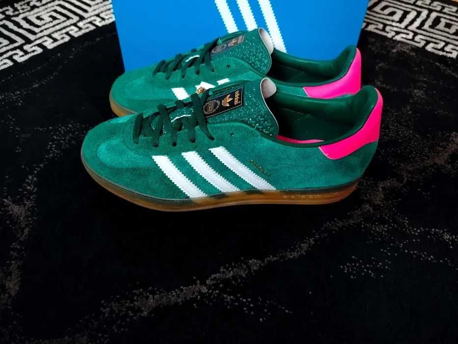 Adidas Gazelle Indoor - Collegiate Green r. 40 SNEAKERS