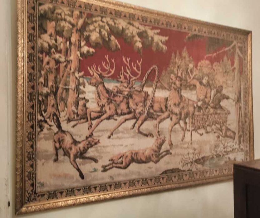Tapeçaria antiga estilo Gobelin