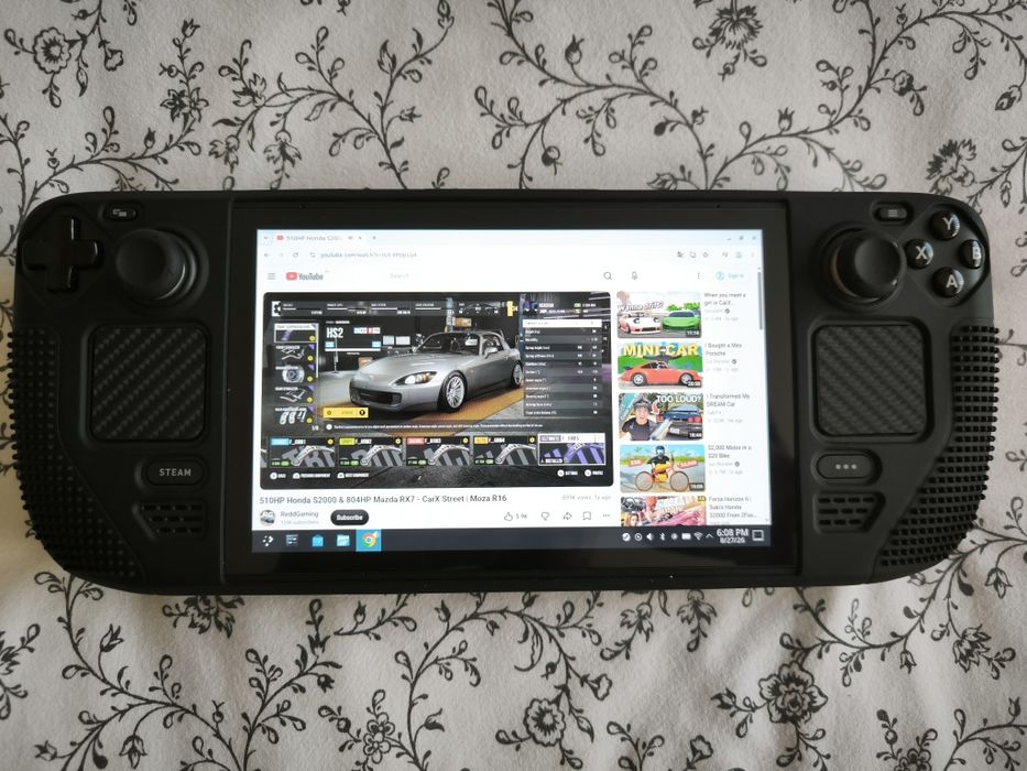 Steam Deck 512GB LCD (Como Nova - 40h) + Dock + Capa + Extras