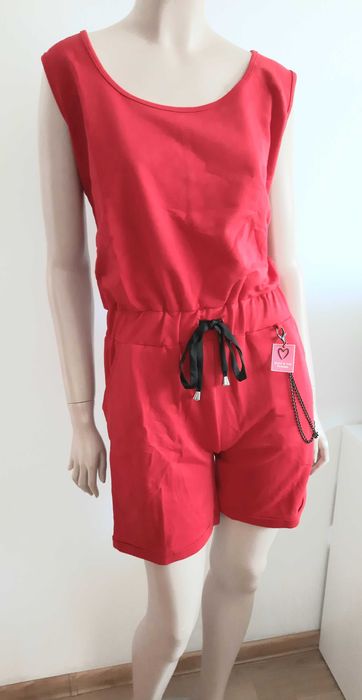 Damski krótki kombinezon