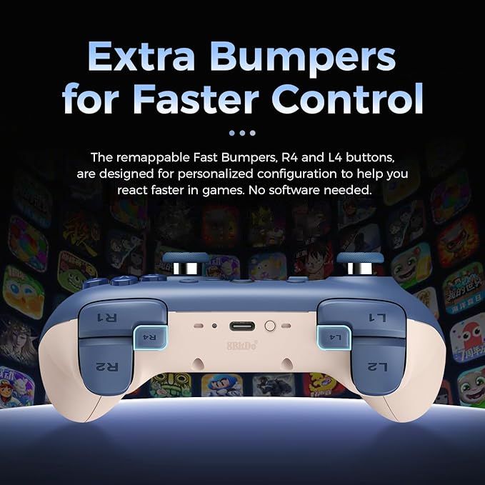 AKNES Kontroler 8Bitdo Ultimate 2C Bluetooth do Nintendo Switch