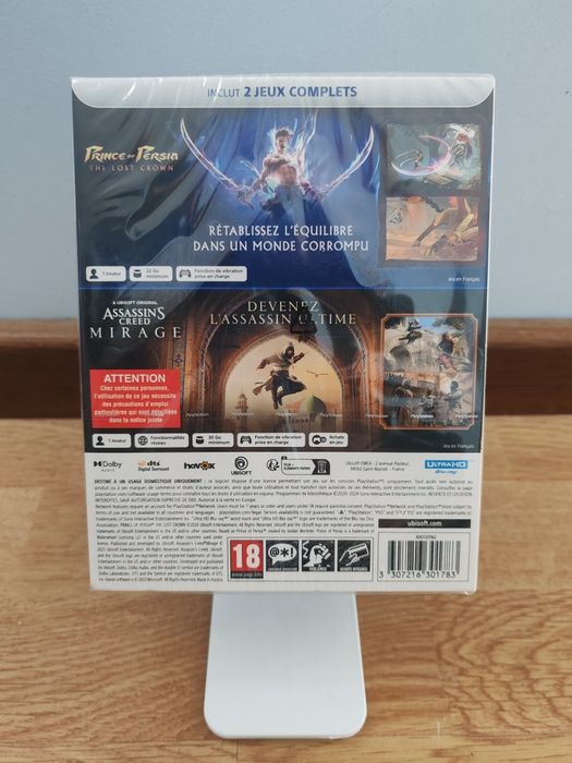 Assassin's Creed Mirage + Prince of Persia the Lost Crown selados