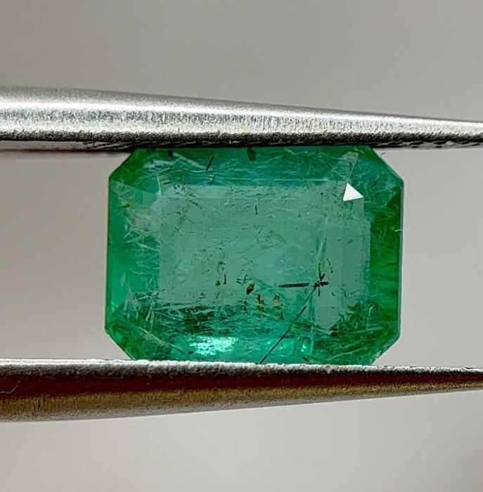 esmeralda 2,11ct international gemological institute igi
