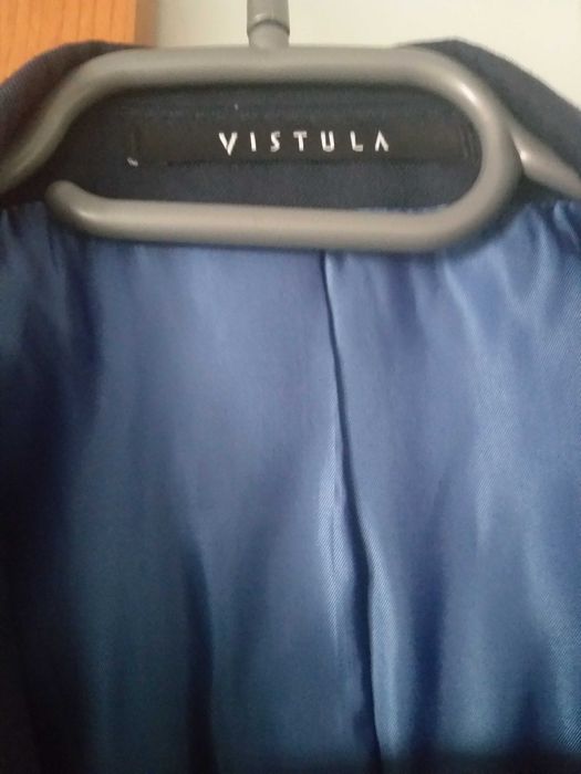 Garnitur granatowy męski Vistula 176/104/90(92), stan idealny!