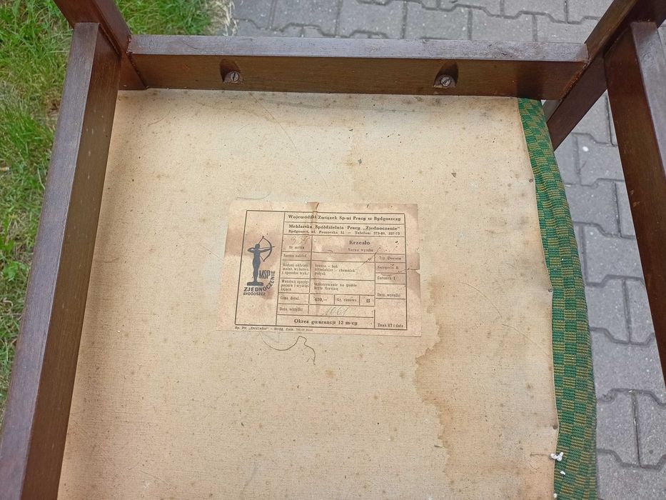 Krzesła #Krzesła 2 szt  #Stare Meble Krzesła PRL