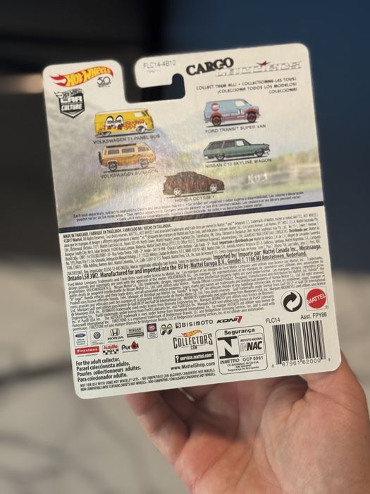 Hot Wheels Premium Cargo Carriers Volkswagen T1 Panel Bus MOON unikat