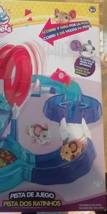 Pista dos ratinhos. Pet live m bom estado e completo. Oferta do rato
