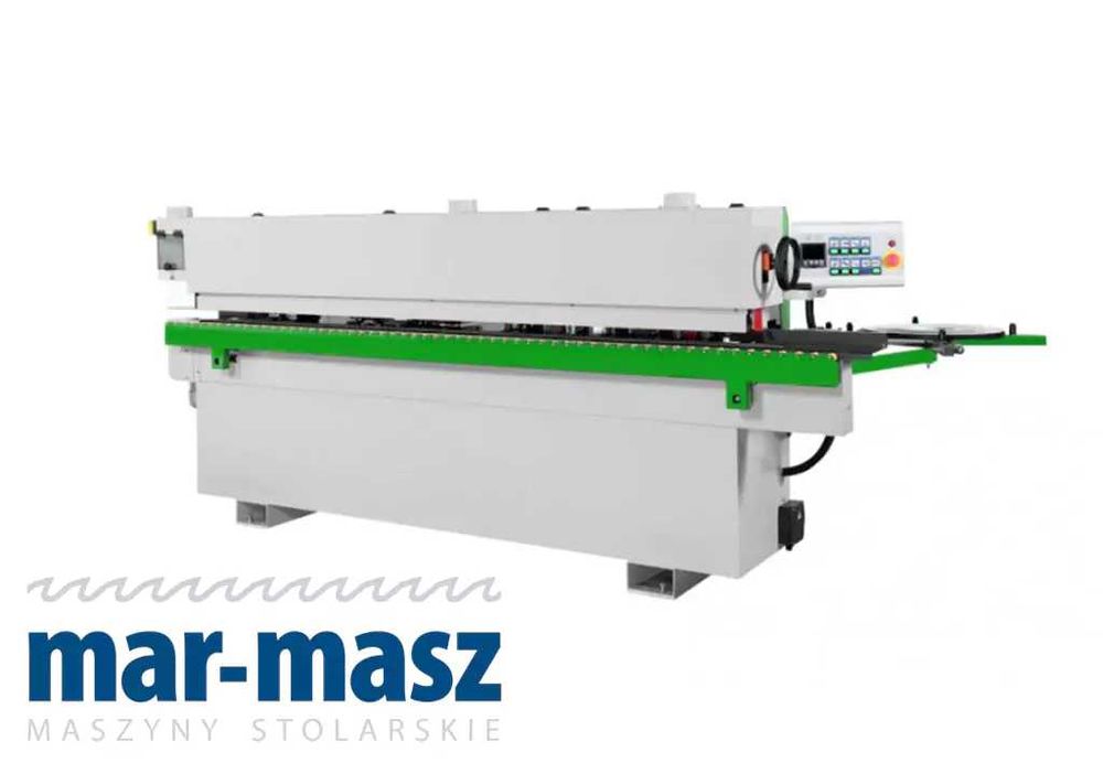 Okleiniarka Holzing G-MAX 480 zarabianie naroży na magazynie