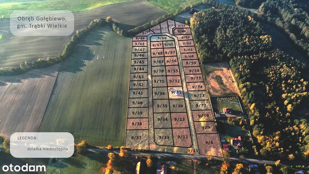 OSTATNIE działki blisko Gdańska - warunki zabudowy, media, droga
