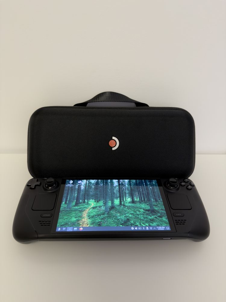 Steam Deck OLED 512GB + microSD 256GB + etui + szkło +