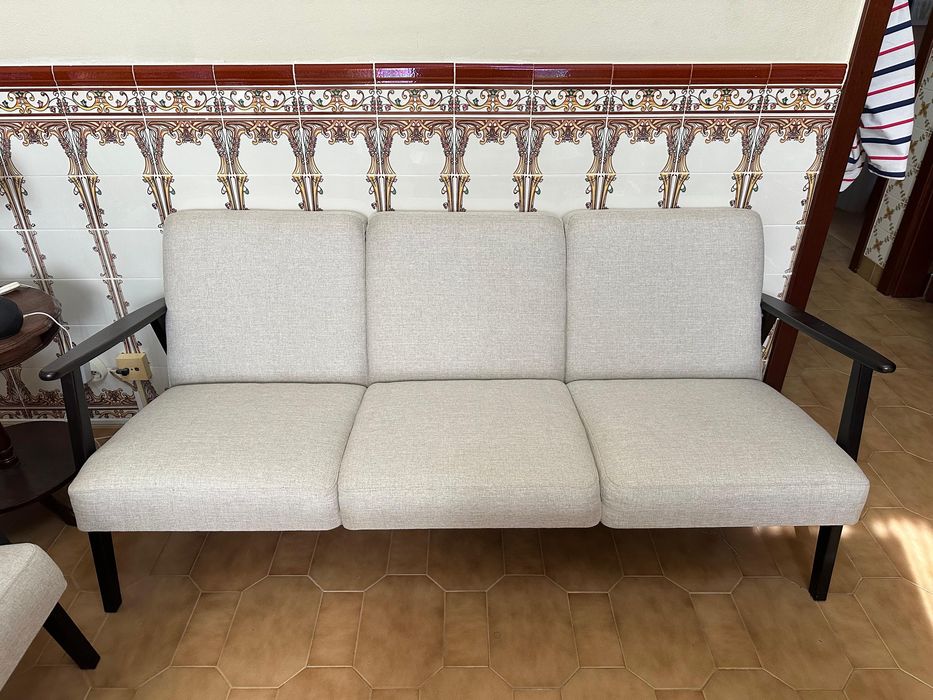 Sofá 3 lugares e 2 poltronas IKEA EKENÄSET
