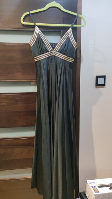 Sukienka maxi czarna długa r. 36