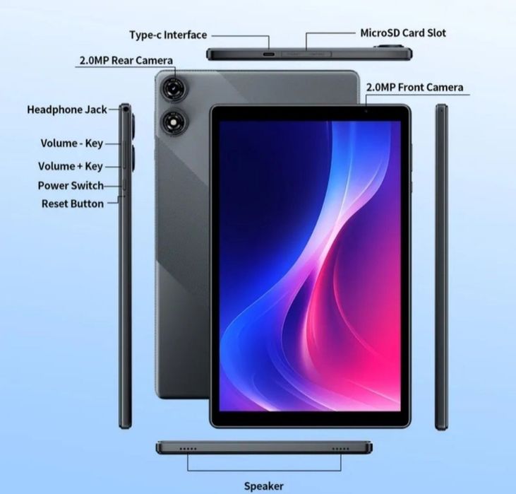 Планшет 10,1 дюйма+подарунок-підставка для планшета