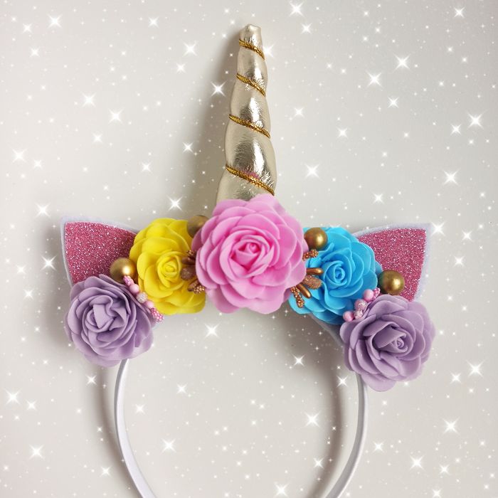 Обруч єдиноріг крила единорог детский ободок крылья платье одноріг