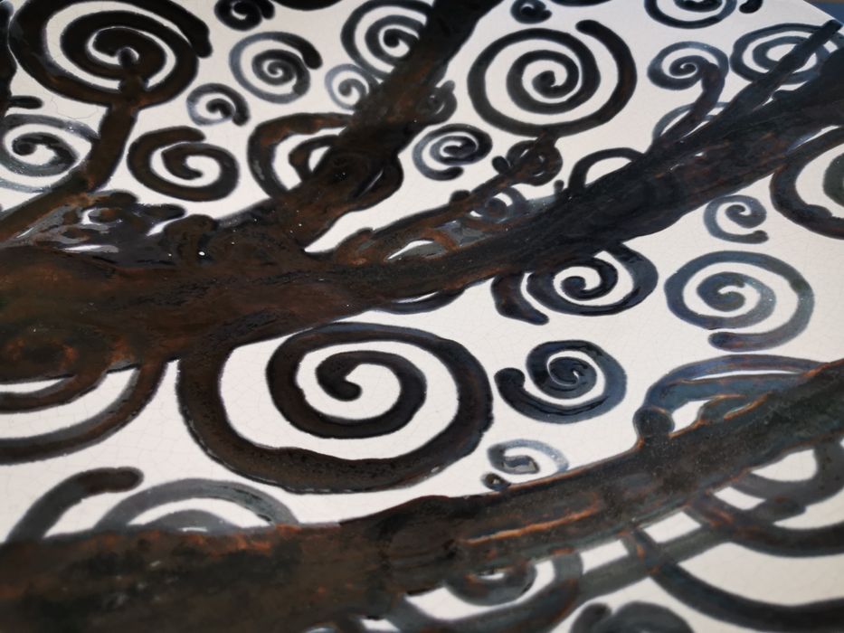 Prato decorativo Maria do Amparo