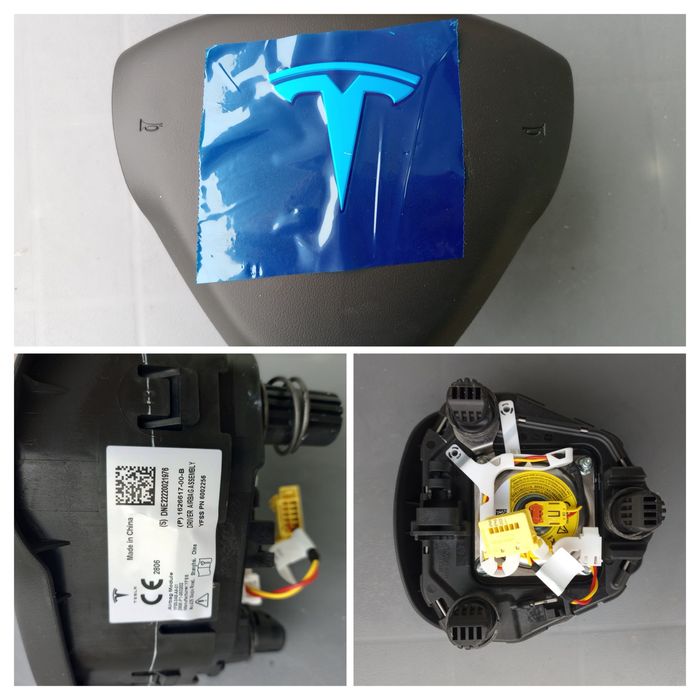 Airbag, подушка безпеки керма Tesla