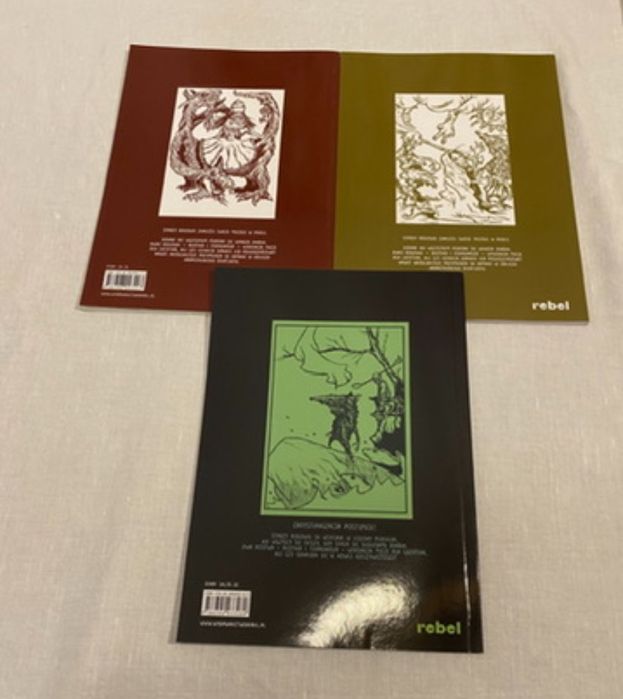 komiksy Dwa gwoździe nr 1, 3 i 4