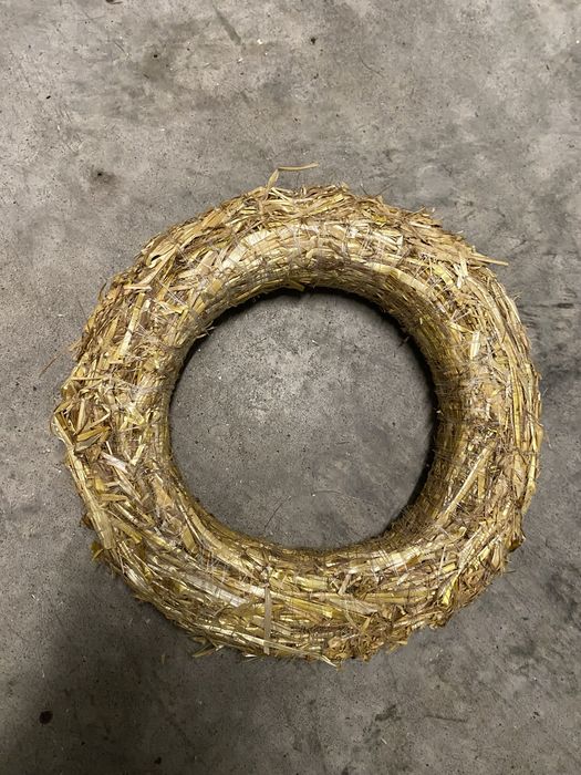 Coroa de Palha Natural - 30 cm (Natal)