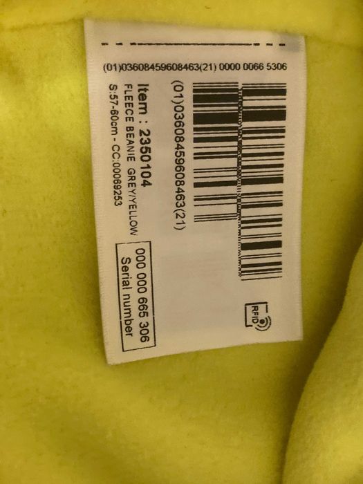 Gorro em forro polar, de dupla face, Tribord (61-62 cm)