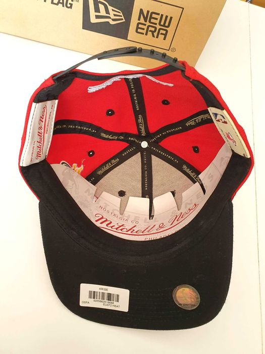 Nowa oryginalna czapka Mitchell & Ness Snapback Miami Heat