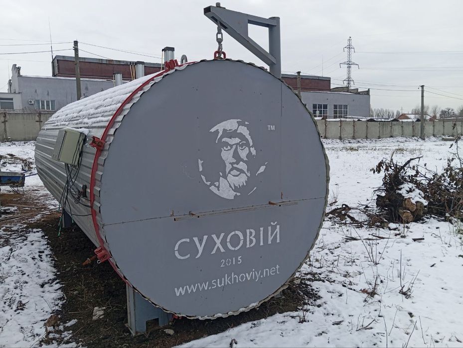 Прес-вакуумна сушильна камера деревини