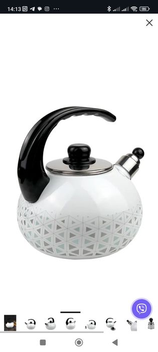 Чайнік емальований новий